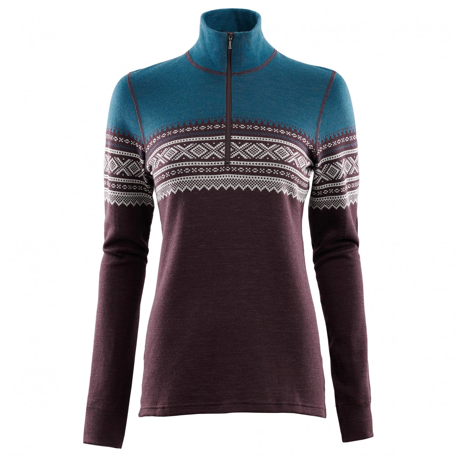 Aclima - Designwool Marius Mockneck Woman - Pull en laine mérinos 3 Aclima - Designwool Marius Mockneck Woman - Pull en laine mérinos – Image 3