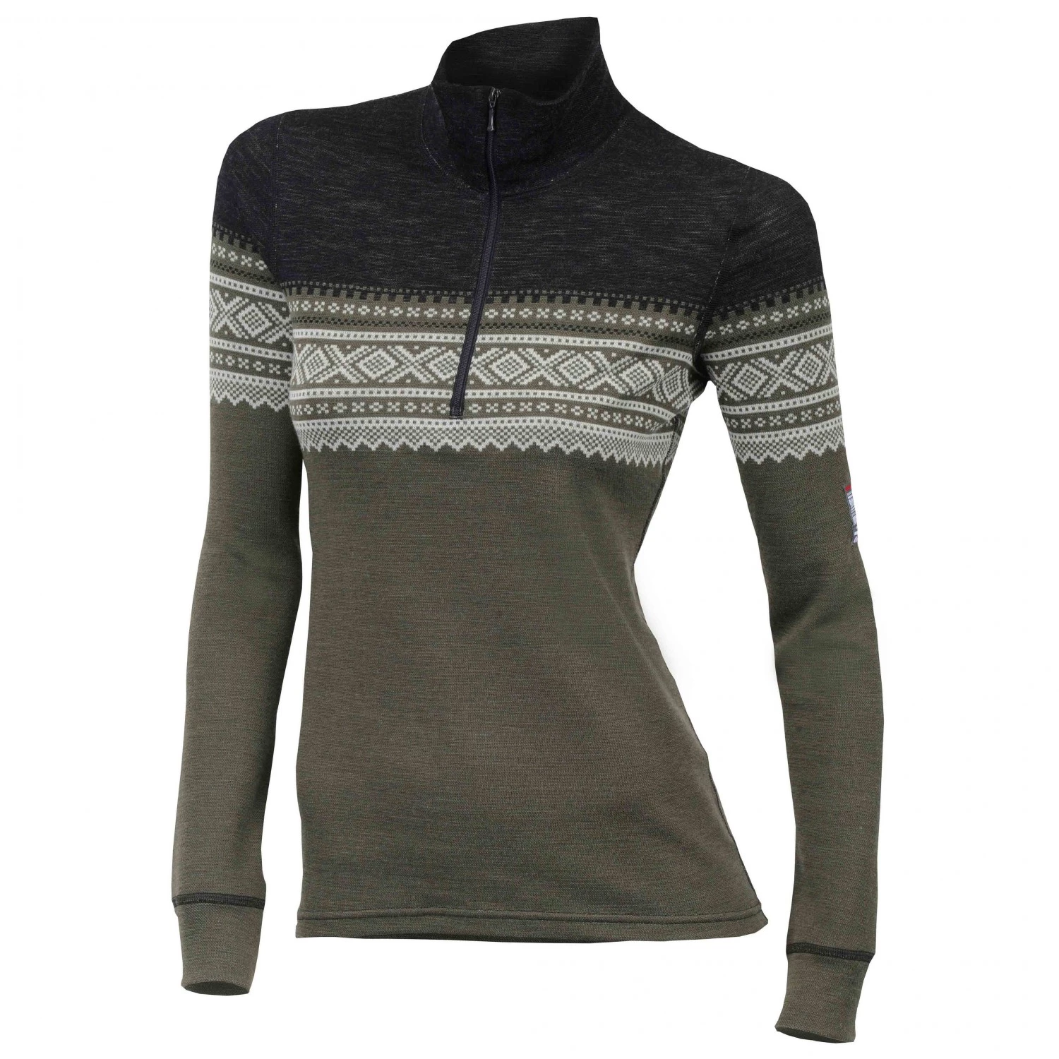 Aclima - Designwool Marius Mockneck Woman - Pull en laine mérinos 5 Aclima - Designwool Marius Mockneck Woman - Pull en laine mérinos – Image 5