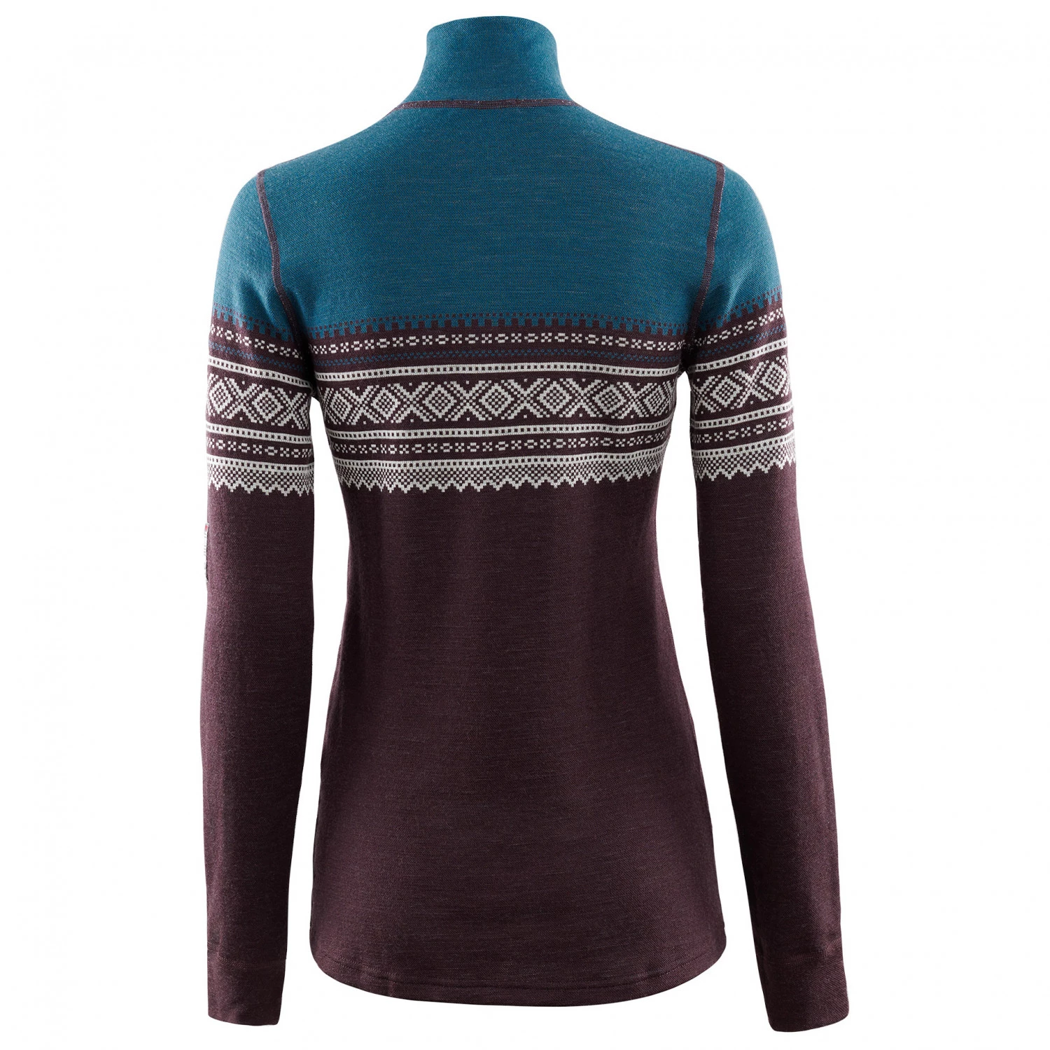 Aclima - Designwool Marius Mockneck Woman - Pull en laine mérinos 2 Aclima - Designwool Marius Mockneck Woman - Pull en laine mérinos – Image 2