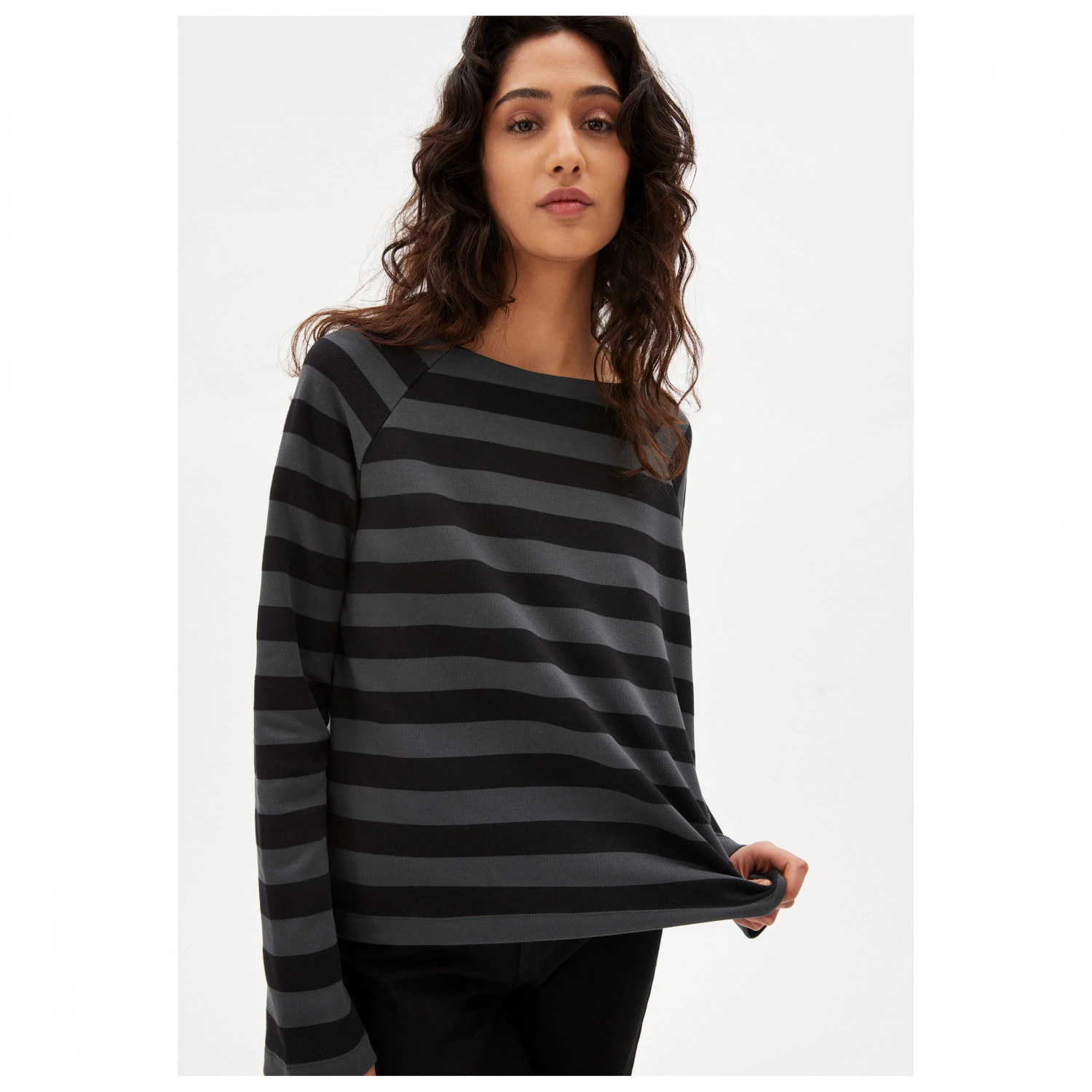 ARMEDANGELS - Women's Delaa Stripe - Haut à manches longues 2 ARMEDANGELS - Women's Delaa Stripe - Haut à manches longues – Image 2
