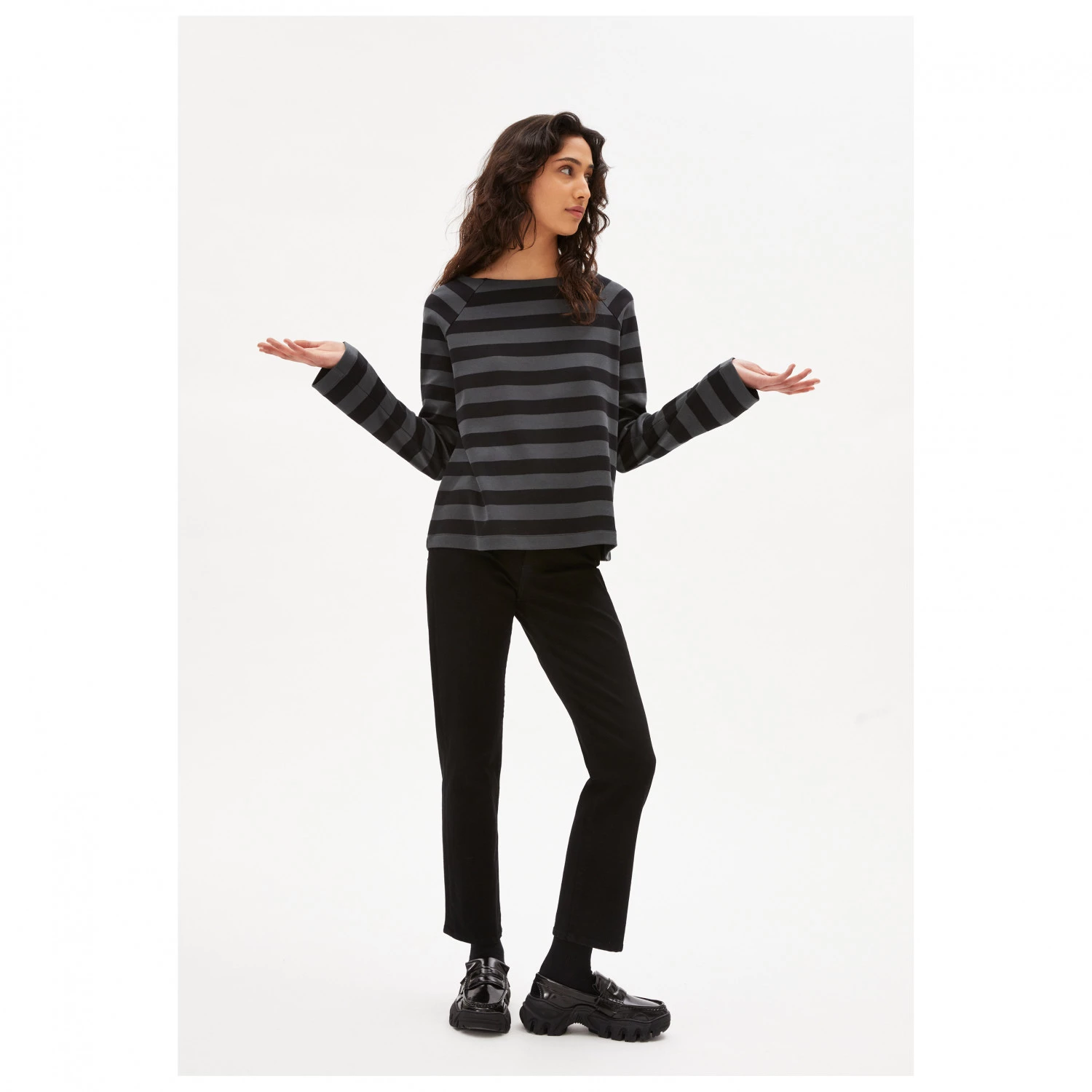 ARMEDANGELS - Women's Delaa Stripe - Haut à manches longues 5 ARMEDANGELS - Women's Delaa Stripe - Haut à manches longues – Image 5