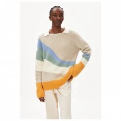 ARMEDANGELS - Women's Miyaa Multicolor - Pull en laine -Pulls Soldes armedangels womens miyaa multicolor pull en laine detail 3