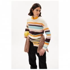 ARMEDANGELS - Women's Naaruko Multicolor - Pull -Pulls Soldes armedangels womens naaruko multicolor pull detail 3