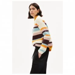 ARMEDANGELS - Women's Naaruko Multicolor - Pull -Pulls Soldes armedangels womens naaruko multicolor pull detail 4