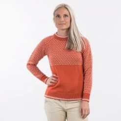 Bergans - Women's Alvdal Wool Jumper - Pull en laine mérinos -Pulls Soldes bergans womens alvdal wool jumper pull en laine merinos detail 3