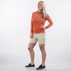 Bergans - Women's Alvdal Wool Jumper - Pull en laine mérinos -Pulls Soldes bergans womens alvdal wool jumper pull en laine merinos detail 4