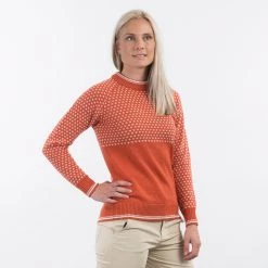 Bergans - Women's Alvdal Wool Jumper - Pull en laine mérinos -Pulls Soldes bergans womens alvdal wool jumper pull en laine merinos detail 5