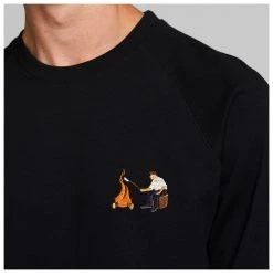 DEDICATED - Sweatshirt Malmoe Camping Fire - Pull -Pulls Soldes dedicated sweatshirt malmoe camping fire pull detail 4
