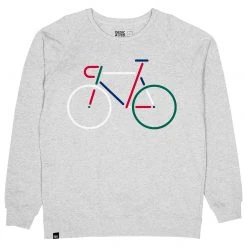DEDICATED - Sweatshirt Malmoe Color Bike - Pull -Pulls Soldes dedicated sweatshirt malmoe color bike pull 1