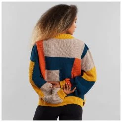 DEDICATED - Women's Sweater Knitted Rutbo Blocks - Pull -Pulls Soldes dedicated womens sweater knitted rutbo blocks pull detail 3