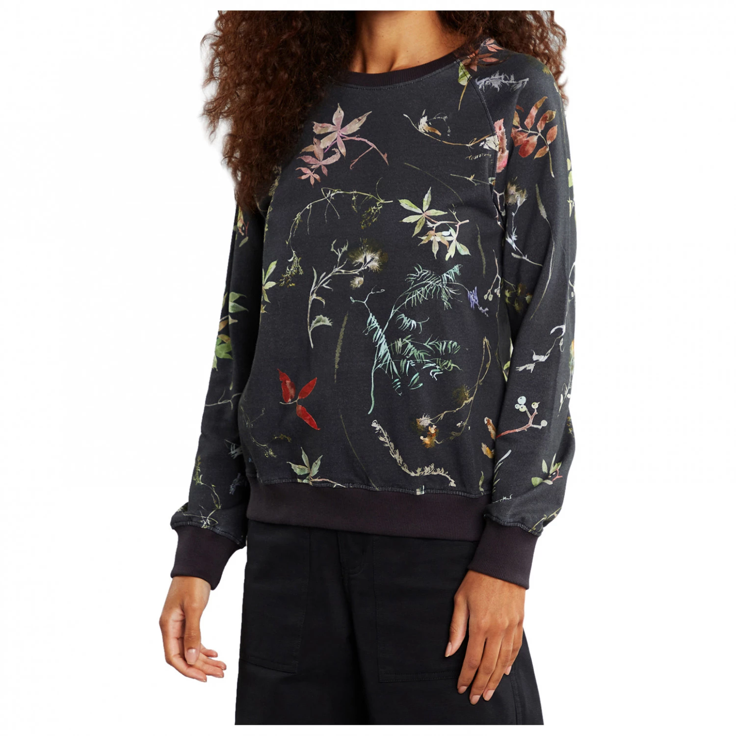 DEDICATED - Women's Sweatshirt Ystad Raglan Night Florals - Pull 5 DEDICATED - Women's Sweatshirt Ystad Raglan Night Florals - Pull – Image 5