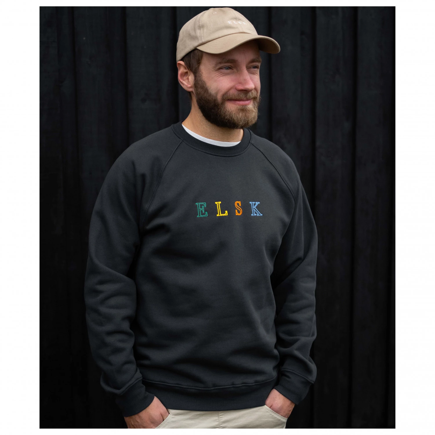 ELSK - Pure Stroke Emb Tværs Crewneck - Pull 2 ELSK - Pure Stroke Emb Tværs Crewneck - Pull – Image 2