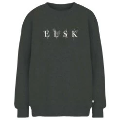 ELSK - Women's Porse Logo Anna Crewneck - Pull -Pulls Soldes elsk womens porse logo anna crewneck pull 1