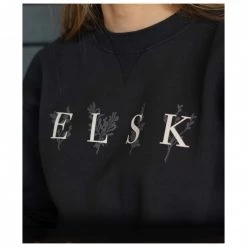 ELSK - Women's Porse Logo Anna Crewneck - Pull -Pulls Soldes elsk womens porse logo anna crewneck pull detail 3