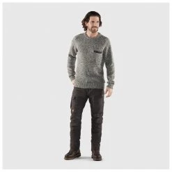 Fjällräven - Lada Round-Neck Sweater - Pull en laine -Pulls Soldes fjaellraeven lada round neck sweater pull en laine detail 3