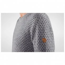 Fjällräven - Övik Nordic Sweater - Pull en laine -Pulls Soldes fjaellraeven oevik nordic sweater pull en laine detail 6