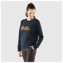 Fjällräven - Women's Fjällräven Logo Sweater - Pull 9 Fjällräven - Women's Fjällräven Logo Sweater - Pull -Pulls Soldes fjaellraeven womens fjaellraeven logo sweater pull detail 4