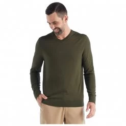 Icebreaker - Wilcox L/S V Sweater - Pull en laine mérinos -Pulls Soldes icebreaker wilcox l s v sweater pull en laine merinos detail 3