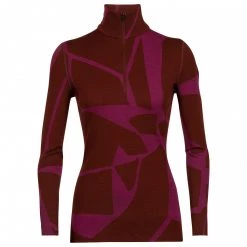 Icebreaker - Women's 250 Vertex L/S Half Zip Landscapes - Sous-vêtement mérinos