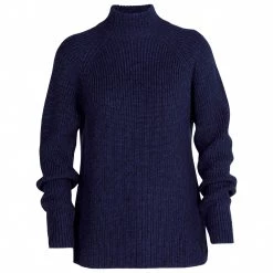 Icebreaker - Women's Hillock Funnel Neck Sweater - Pull en laine mérinos -Pulls Soldes icebreaker womens hillock funnel neck sweater pull en laine merinos 3