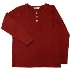 Joha - Kid's 4047 Blouse with Long Sleeves - T-shirt en laine mérinos