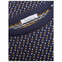 KnowledgeCotton Apparel - Valley Jacquard Crew Neck - Pull -Pulls Soldes knowledgecotton apparel valley jacquard crew neck pull detail 6