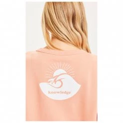 KnowledgeCotton Apparel - Women's Daphne Knowledge Wave Print Sweat Vegan - Pull -Pulls Soldes knowledgecotton apparel womens daphne knowledge wave print sweat vegan pull detail 5