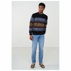 Recolution - Pullover Quickthorn Stripes - Pull -Pulls Soldes recolution pullover quickthorn stripes pull detail 4