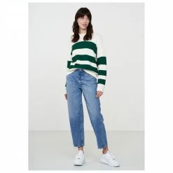 Recolution - Women's Pullover Lilac Stripes - Pull -Pulls Soldes recolution womens pullover lilac stripes pull detail 4