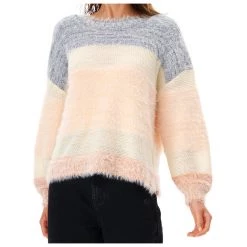 Rip Curl - Women's Surf Treehouse Knit Crew - Pull -Pulls Soldes rip curl womens surf treehouse knit crew pull 1