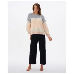 Rip Curl - Women's Surf Treehouse Knit Crew - Pull -Pulls Soldes rip curl womens surf treehouse knit crew pull detail 5