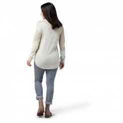 Smartwool - Women's Shadow Pine Colorblock Crew Sweater - Pull -Pulls Soldes smartwool womens shadow pine colorblock crew sweater pull detail 3