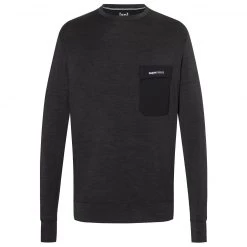 Super.natural - Alpine Pocket Crew - Pull en laine mérinos -Pulls Soldes supernatural alpine pocket crew pull en laine merinos 1