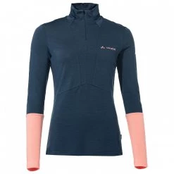 Vaude - Women's Monviso Wool Halfzip Shirt - Pull en laine mérinos