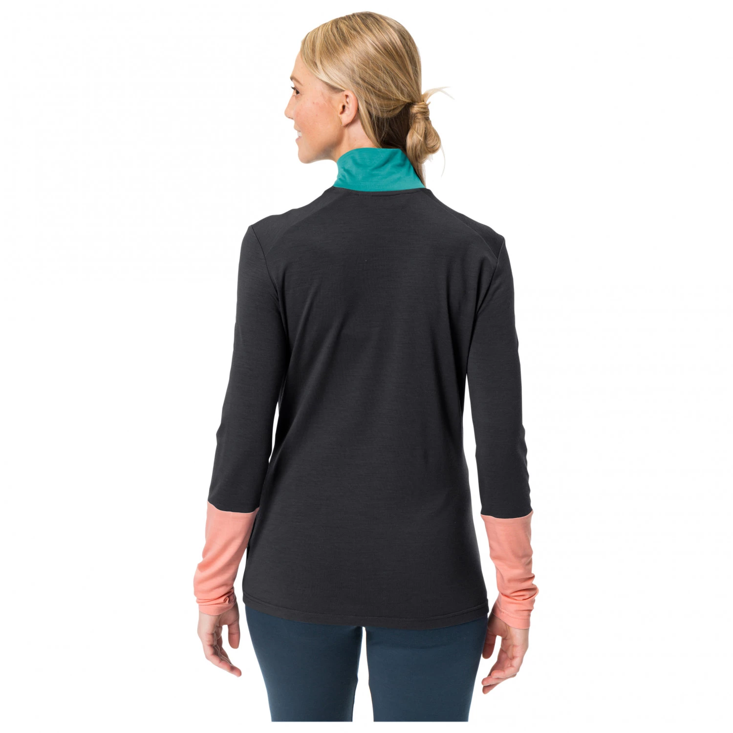 Vaude - Women's Monviso Wool Halfzip Shirt - Pull en laine mérinos 3 Vaude - Women's Monviso Wool Halfzip Shirt - Pull en laine mérinos – Image 3