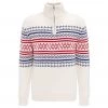 We Norwegians - Setesdal ZipUp Pullover - Pull en laine mérinos