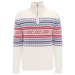 We Norwegians - Setesdal ZipUp Pullover - Pull en laine mérinos