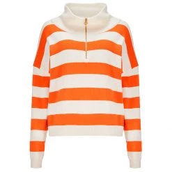 We Norwegians - Women's Gullholmen Zip-Up Sweater - Pull en laine mérinos