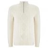 We Norwegians - Women's Kvitholmen Zip-Up Sweater - Pull en laine mérinos